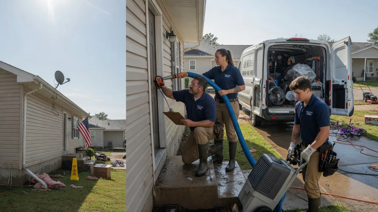 Ceiling Water Damage Restoration in Lebanon, MO near me